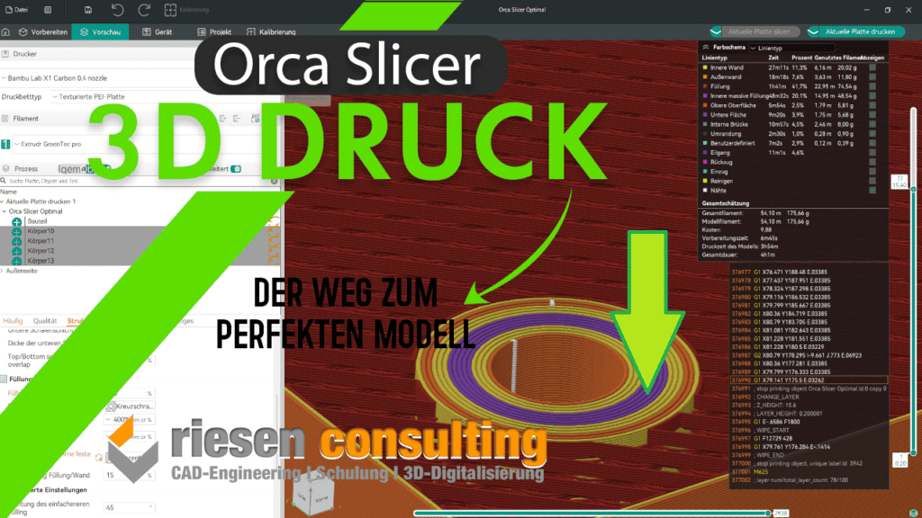 Orca Slicer Bambu Studio 3D Druck Bohrungen optimieren