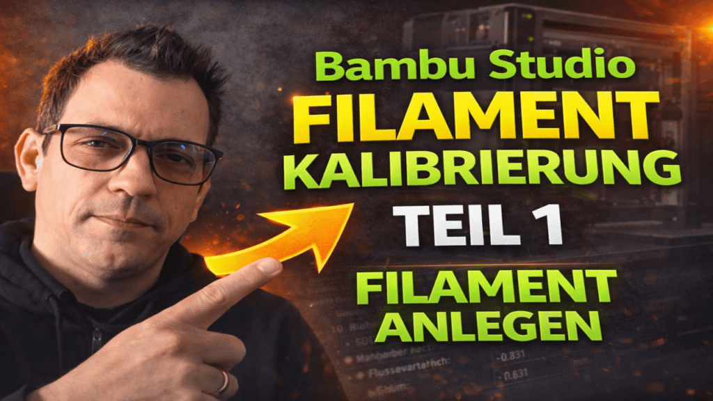 Bambu Lab Studio Filament einstellen und Filamentprofil anlegen – Tutorial