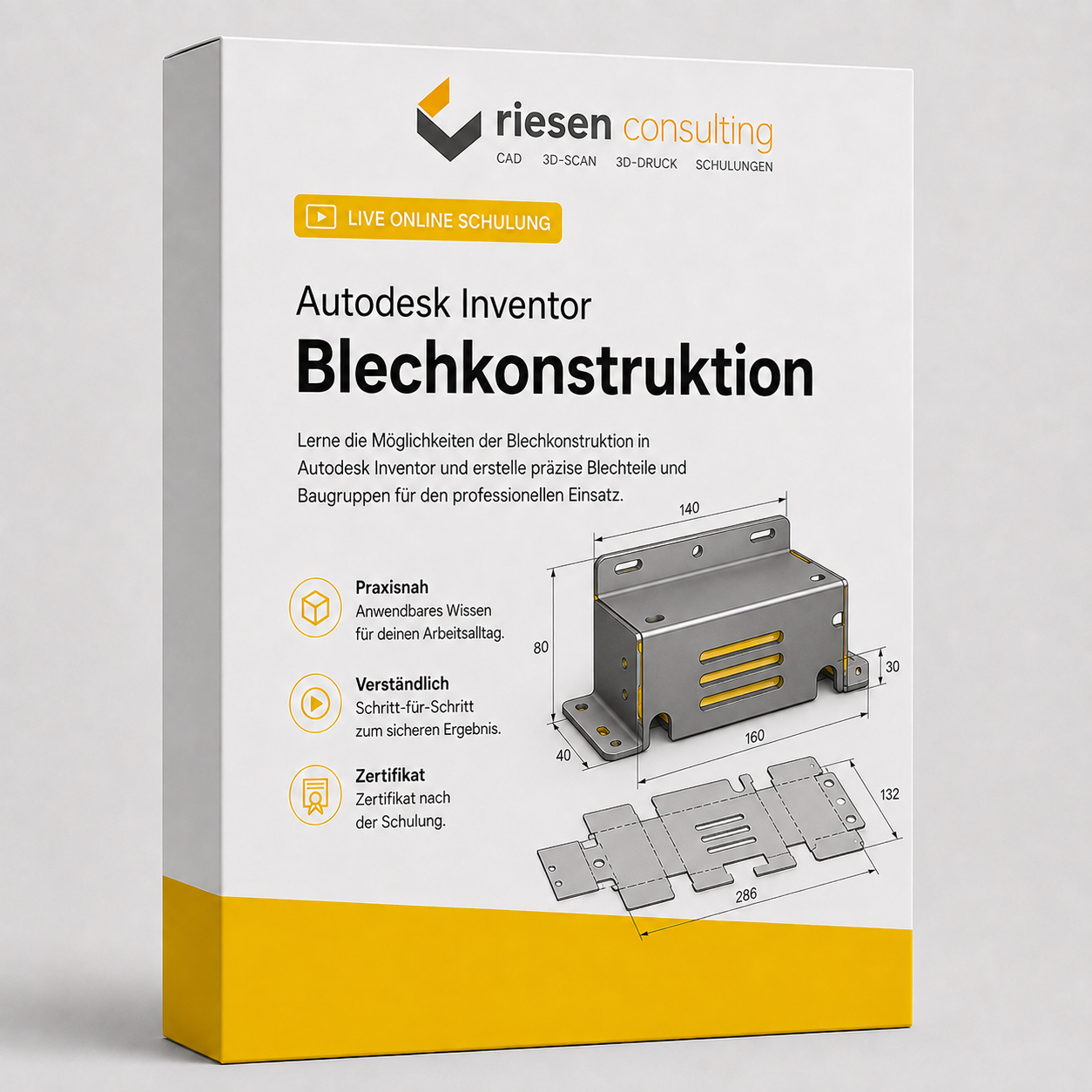Autodesk Inventor Blechkonstruktion Schulung