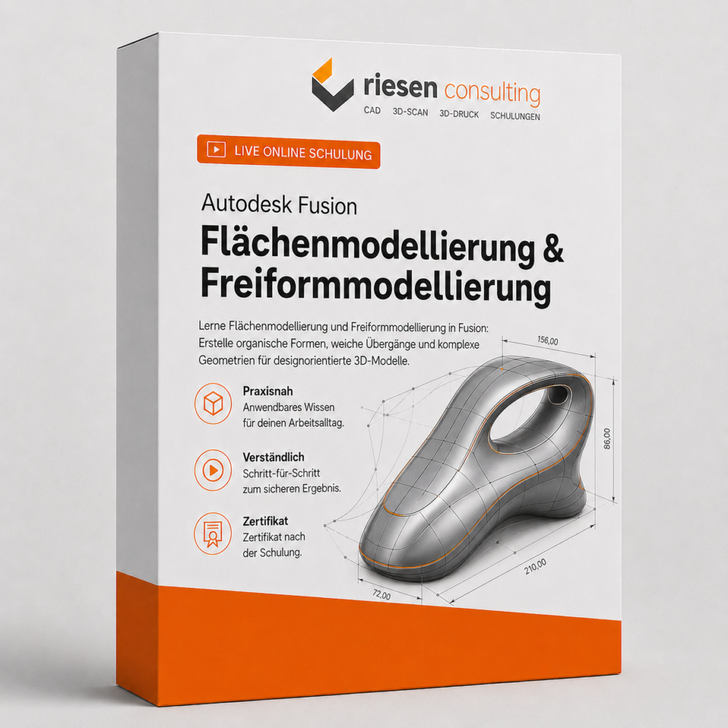 Autodesk Fusion Flächenmodellierung & Freiformmodellierung Schulung